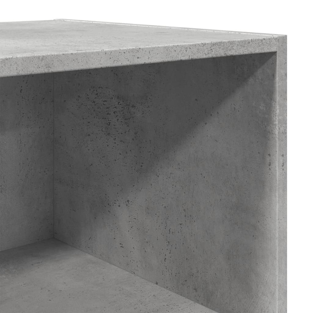 vidaXL Dulap înalt, gri beton, 50x41x185 cm, lemn prelucrat