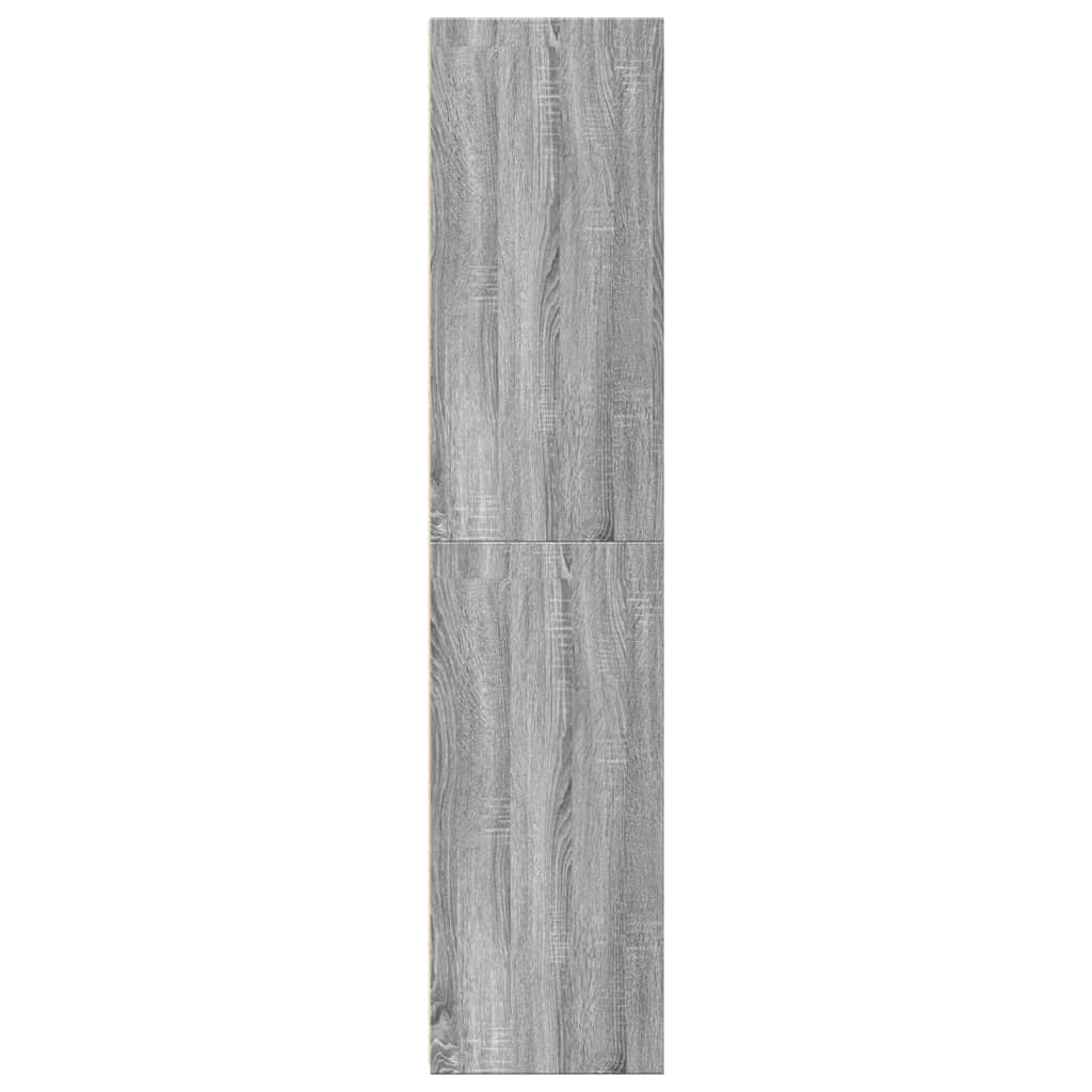 vidaXL Dulap înalt, gri sonoma, 50x41x185 cm, lemn prelucrat
