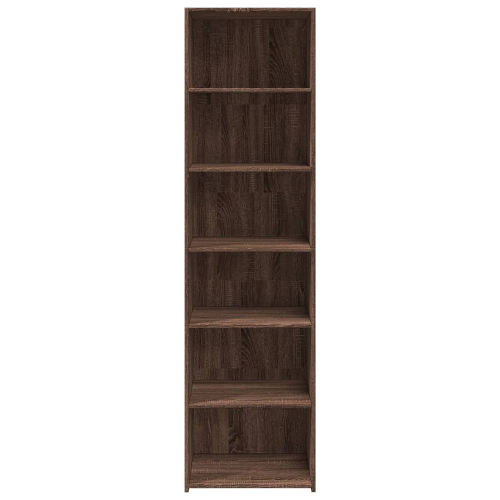 vidaXL Dulap înalt, stejar maro, 50x41x185 cm, lemn prelucrat
