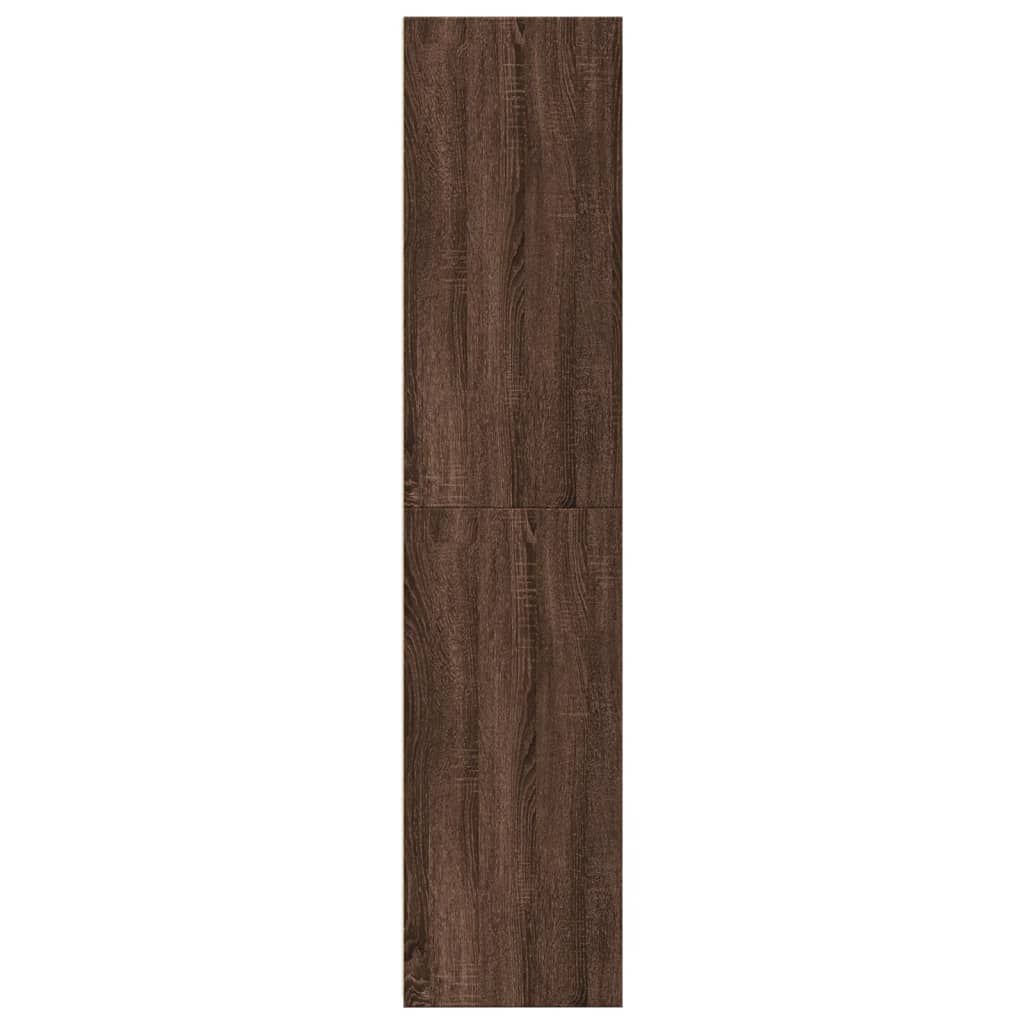 vidaXL Dulap înalt, stejar maro, 50x41x185 cm, lemn prelucrat