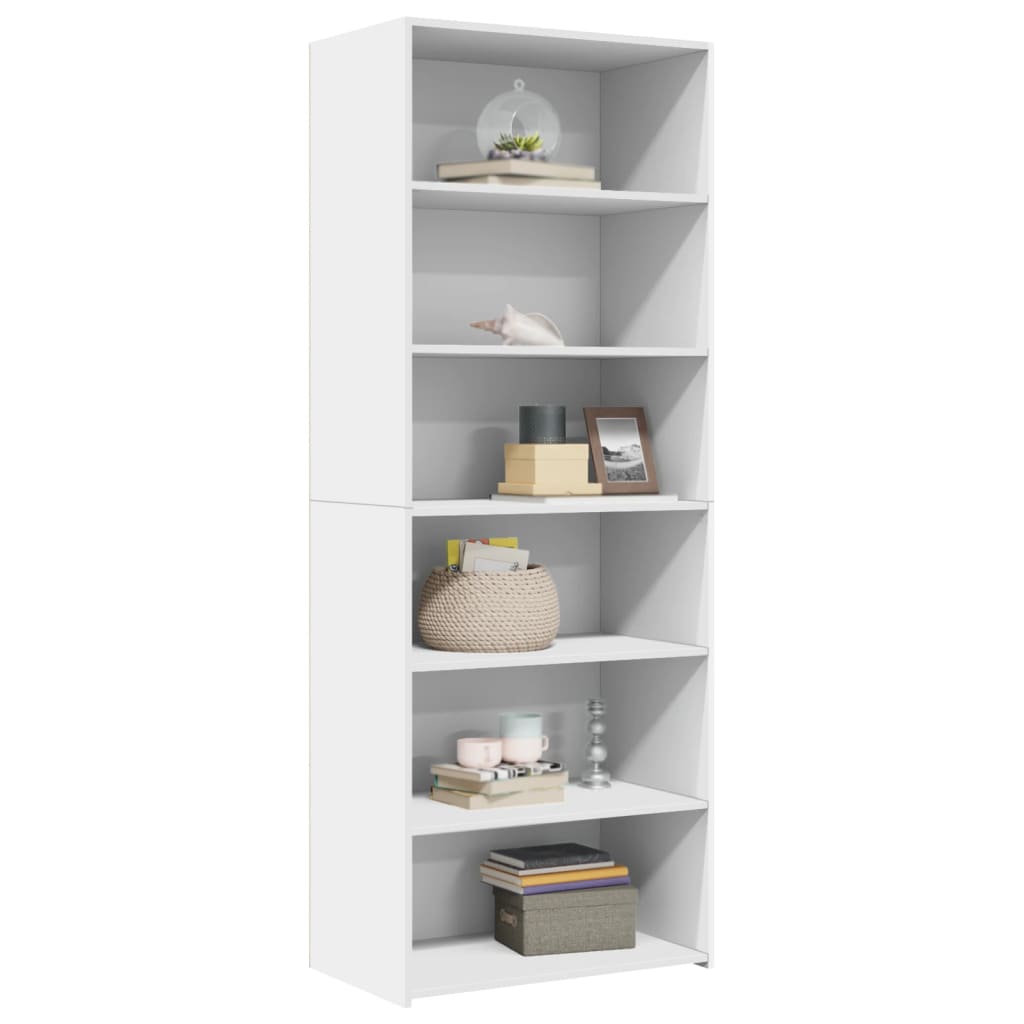 vidaXL Dulap înalt, alb, 70x41x185 cm, lemn prelucrat