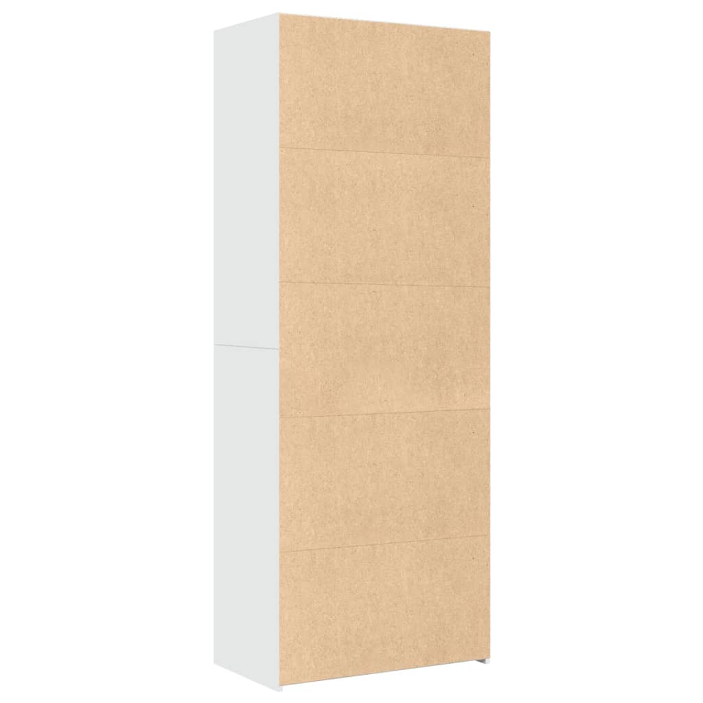 vidaXL Dulap înalt, alb, 70x41x185 cm, lemn prelucrat