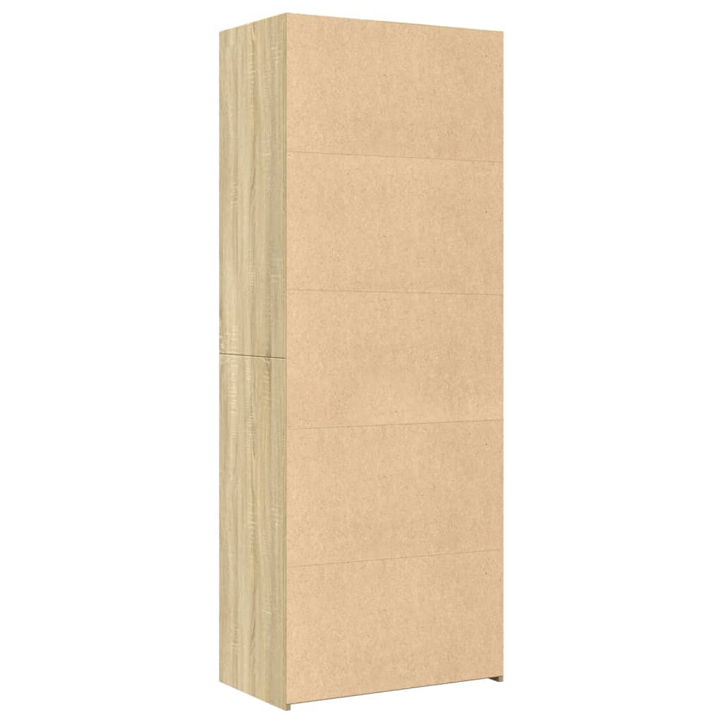 vidaXL Dulap înalt, stejar sonoma, 70x41x185 cm, lemn prelucrat