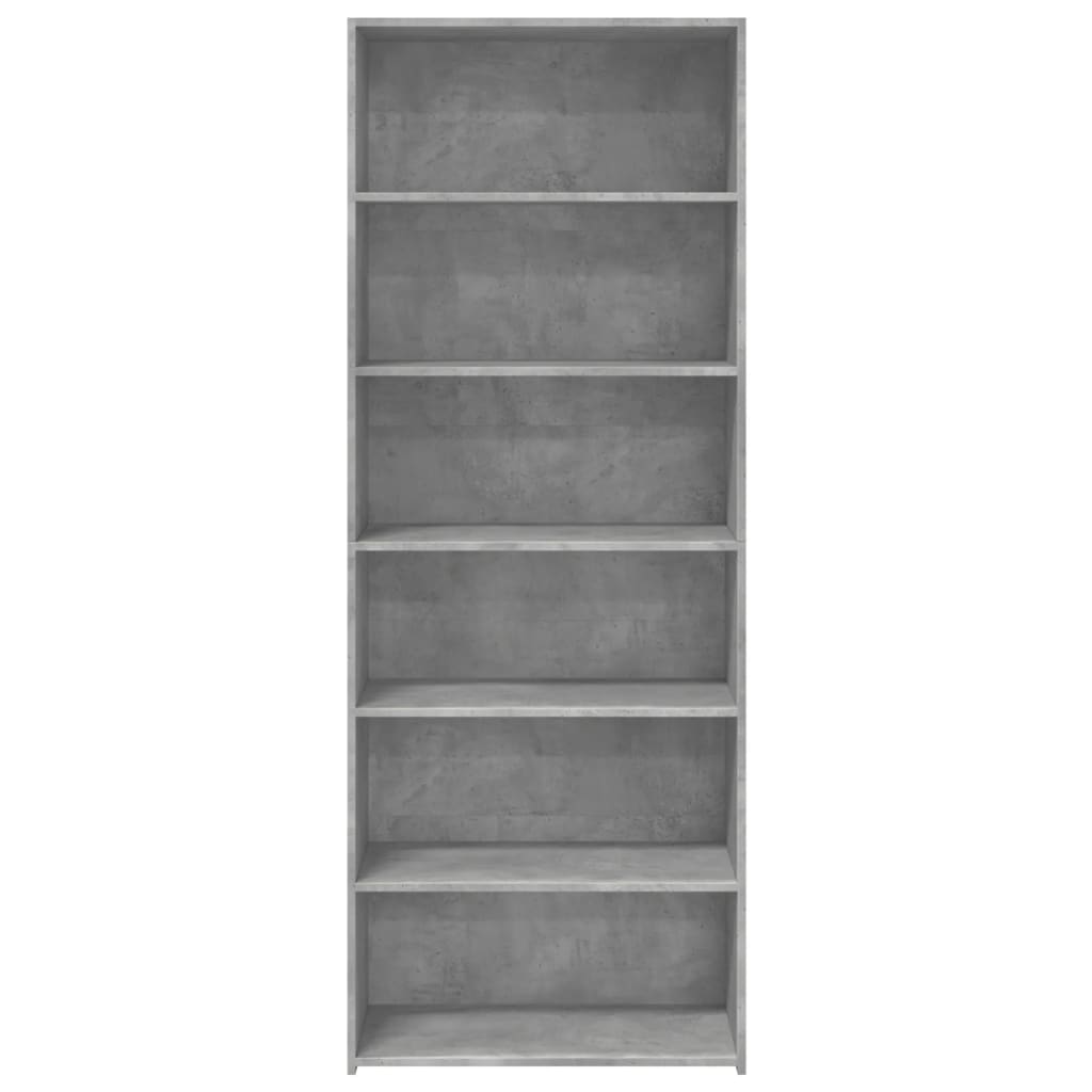 vidaXL Dulap înalt, gri beton, 70x41x185 cm, lemn prelucrat