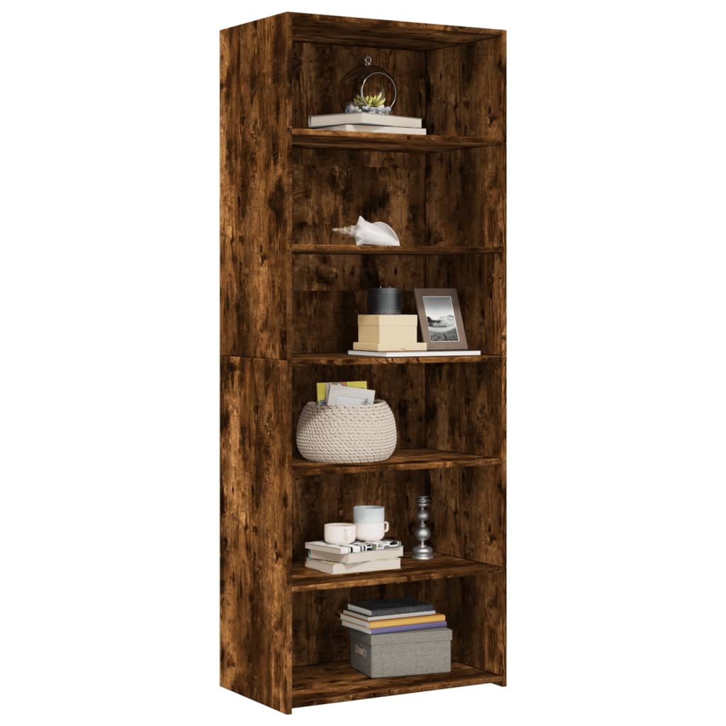vidaXL Dulap înalt, stejar fumuriu, 70x41x185 cm, lemn prelucrat vidaXL Dulap înalt, stejar fumuriu, 70x41x185 cm, lemn prelucrat