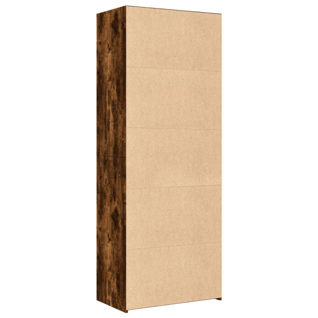 vidaXL Dulap înalt, stejar fumuriu, 70x41x185 cm, lemn prelucrat vidaXL Dulap înalt, stejar fumuriu, 70x41x185 cm, lemn prelucrat