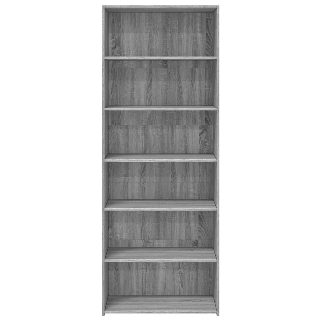 vidaXL Dulap înalt, sonoma gri, 70x41x185 cm, lemn prelucrat