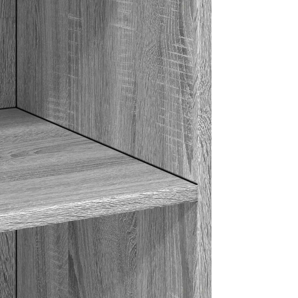 vidaXL Dulap înalt, sonoma gri, 70x41x185 cm, lemn prelucrat