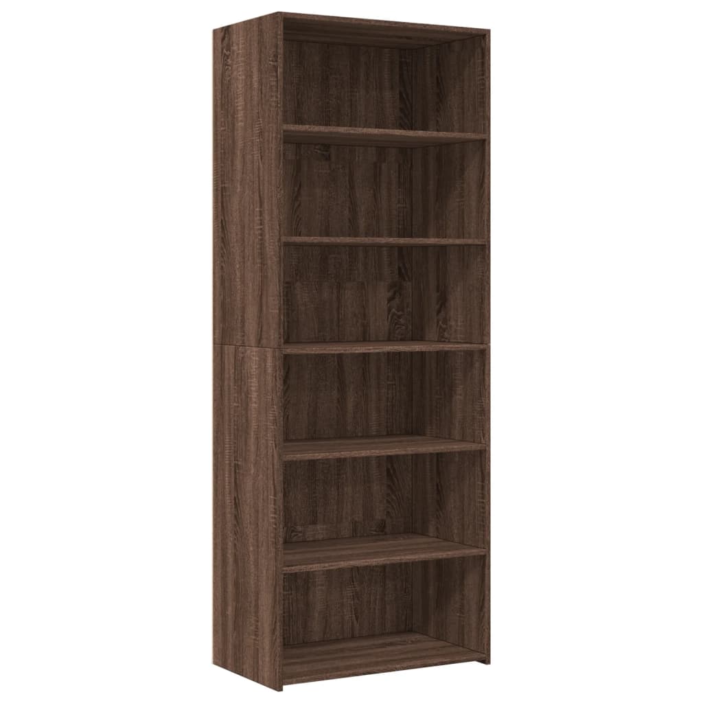 vidaXL Dulap înalt, stejar maro, 70x41x185 cm, lemn prelucrat