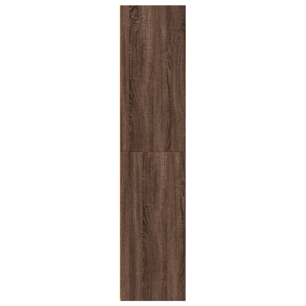 vidaXL Dulap înalt, stejar maro, 70x41x185 cm, lemn prelucrat