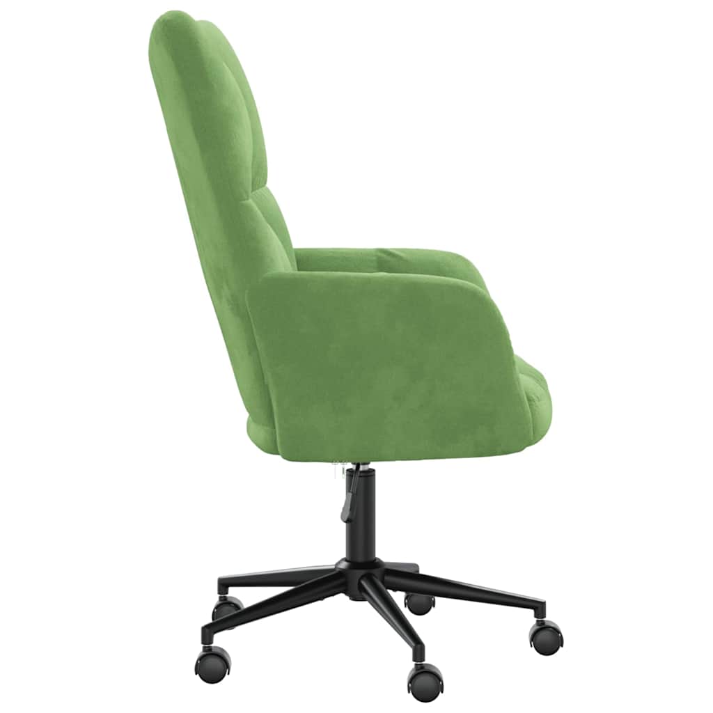 vidaXL Scaun de relaxare, verde deschis, catifea vidaXL Scaun de relaxare, verde deschis, catifea