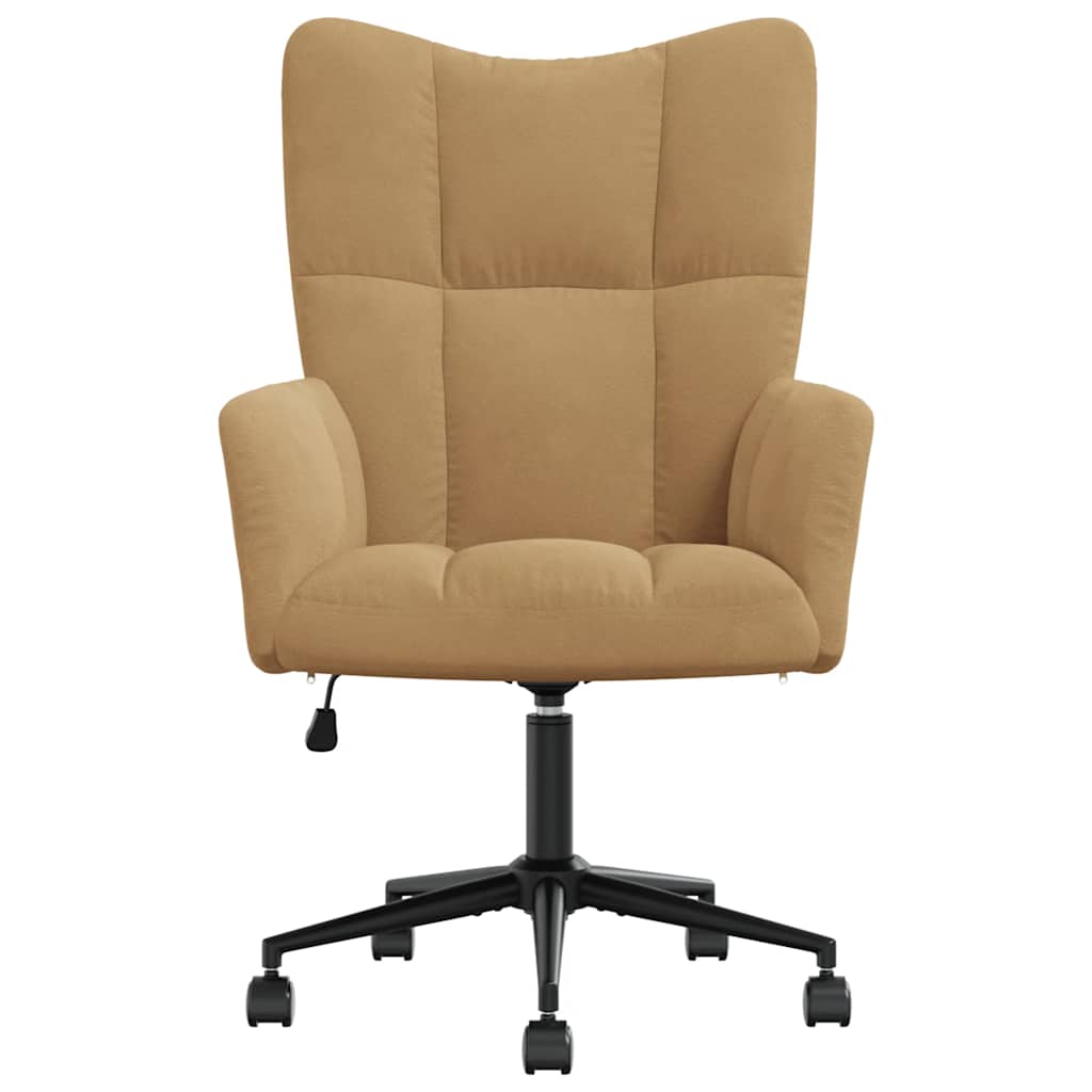 vidaXL Scaun de relaxare, maro, catifea