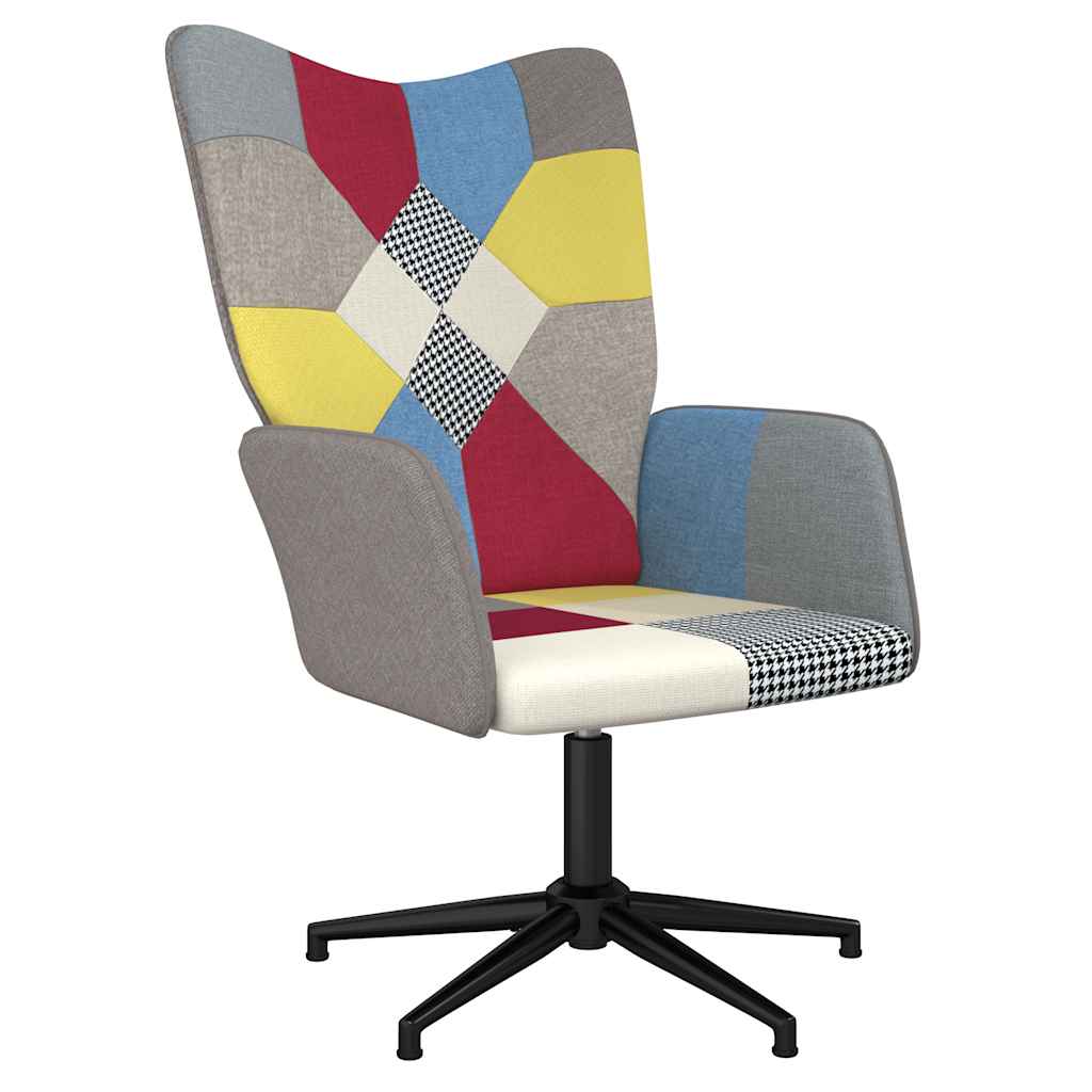 vidaXL Scaun de relaxare, textil, petice