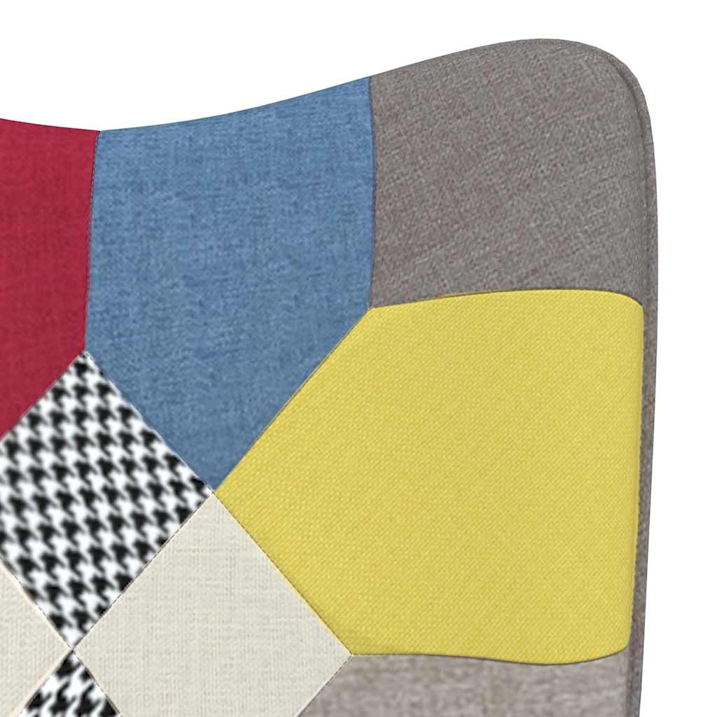 vidaXL Scaun de relaxare, textil, petice