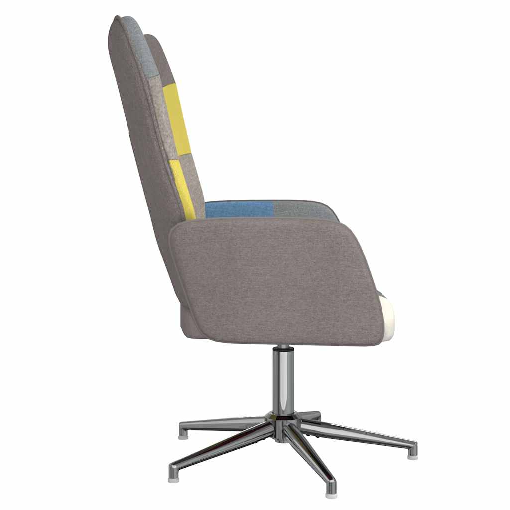 vidaXL Scaun de relaxare, textil, petice