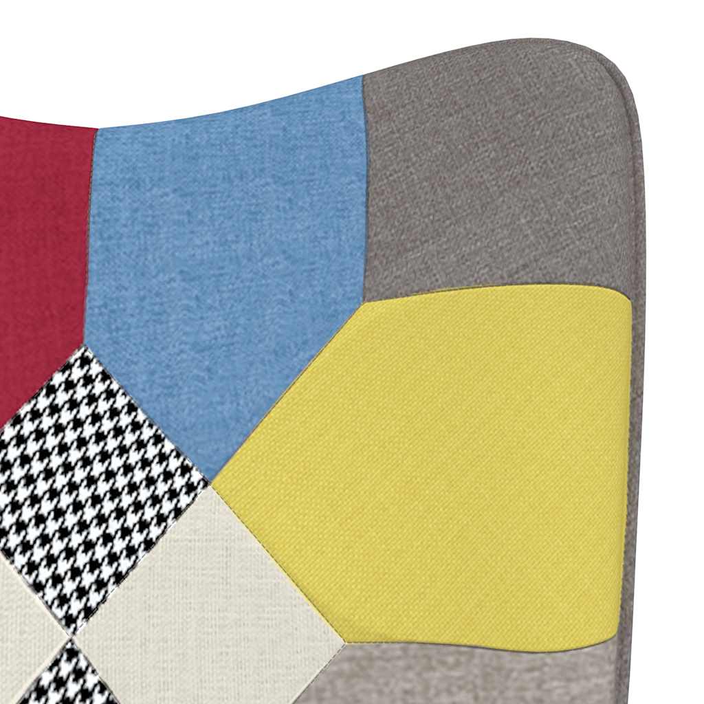 vidaXL Scaun de relaxare, textil, petice
