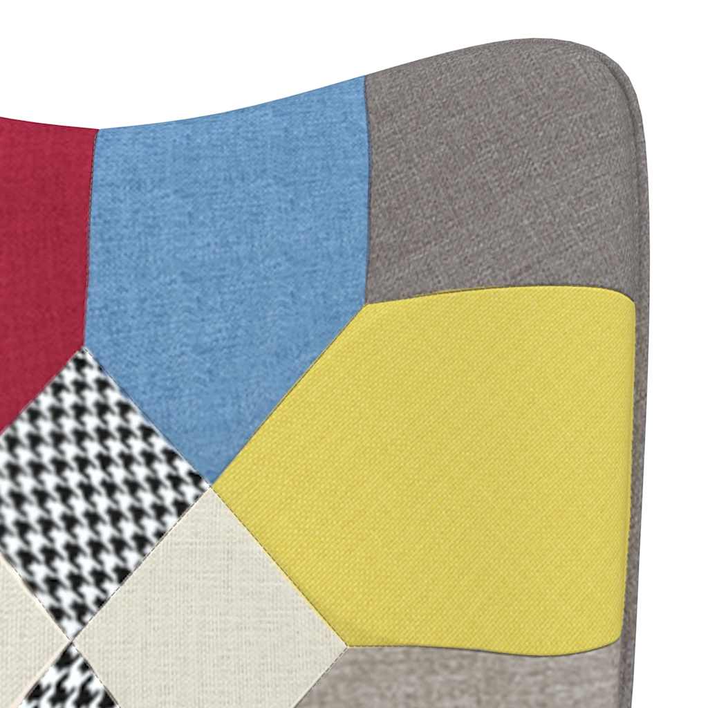 vidaXL Scaun balansoar, mozaic, material textil