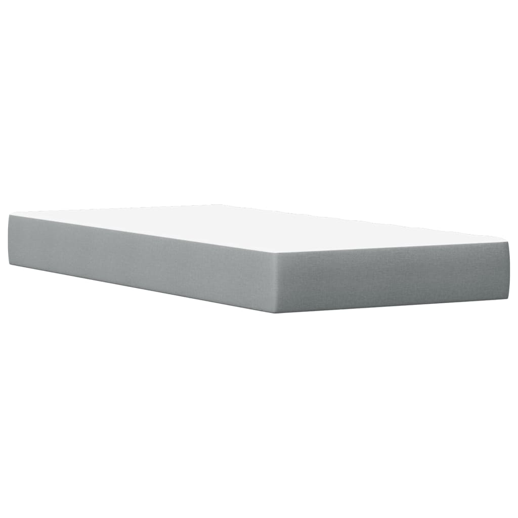 vidaXL Pat cu saltea, maro ceruit, 100x200 cm, lemn masiv pin vidaXL Pat cu saltea, maro ceruit, 100x200 cm, lemn masiv pin
