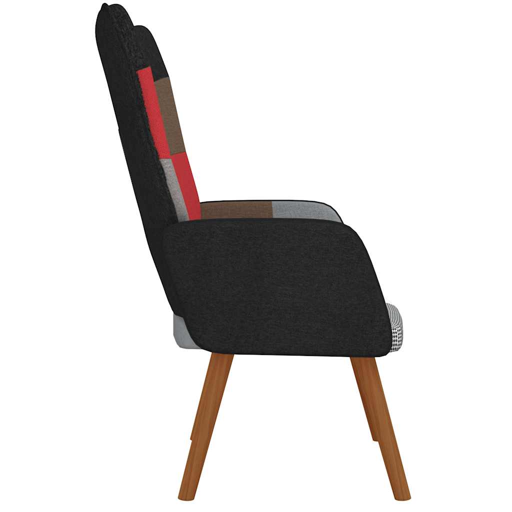 vidaXL Scaun de relaxare, material textil, petice
