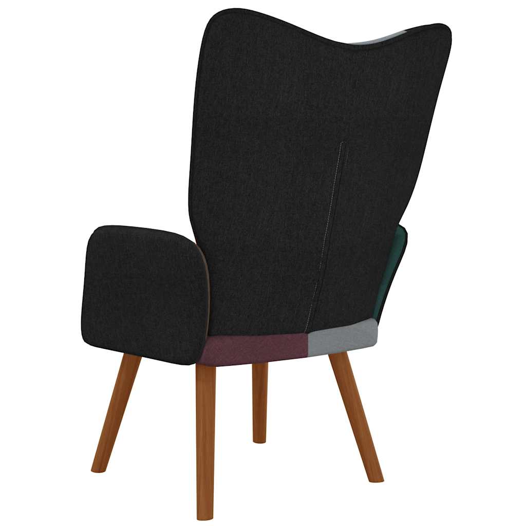 vidaXL Scaun de relaxare, material textil, petice