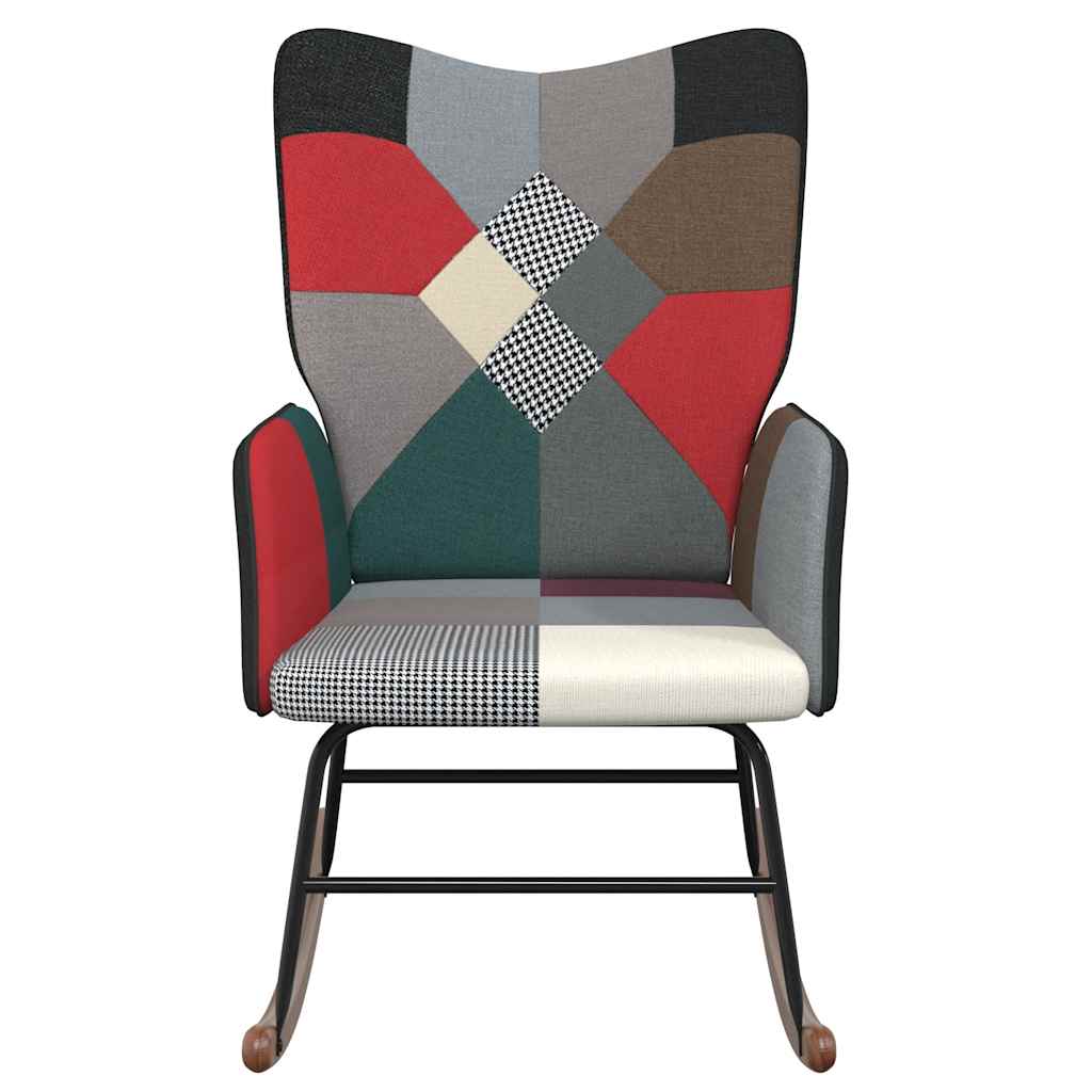 vidaXL Scaun balansoar, material textil, petice vidaXL Scaun balansoar, material textil, petice