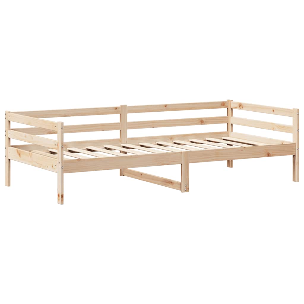 vidaXL Pat de zi cu acoperiș, 80x200 cm, lemn masiv de pin vidaXL Pat de zi cu acoperiș, 80x200 cm, lemn masiv de pin