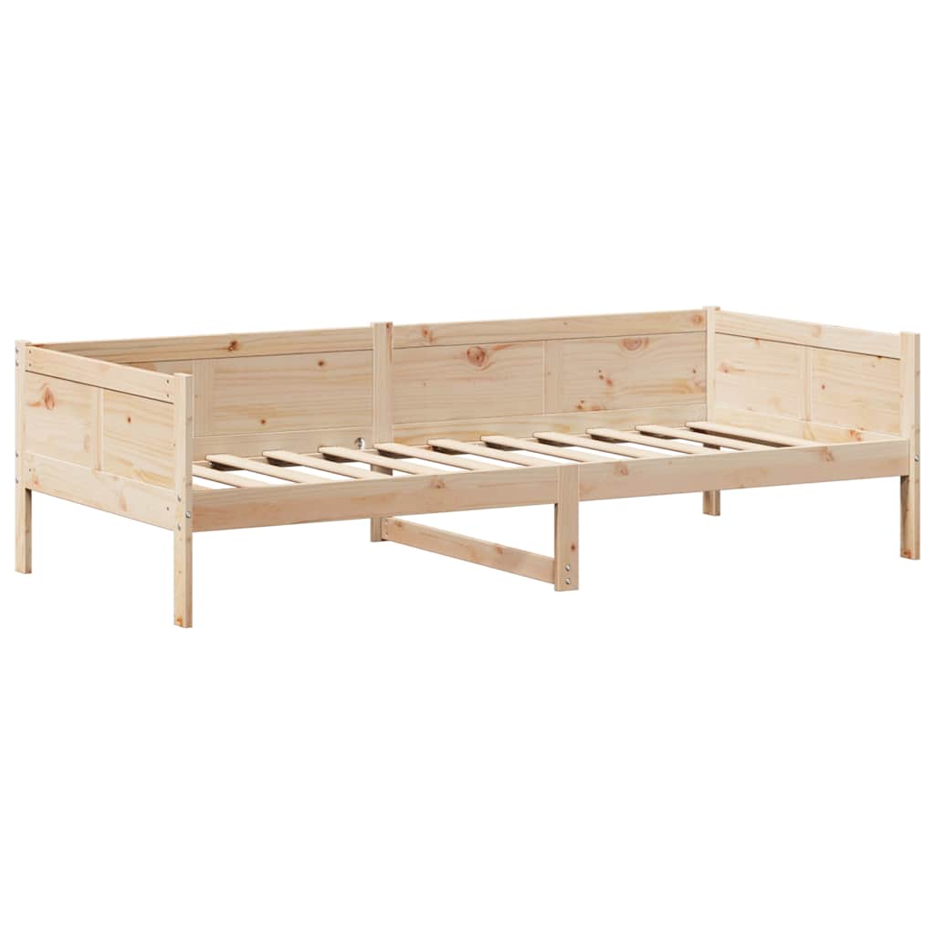 vidaXL Pat de zi cu acoperiș, 80x200 cm, lemn masiv de pin vidaXL Pat de zi cu acoperiș, 80x200 cm, lemn masiv de pin