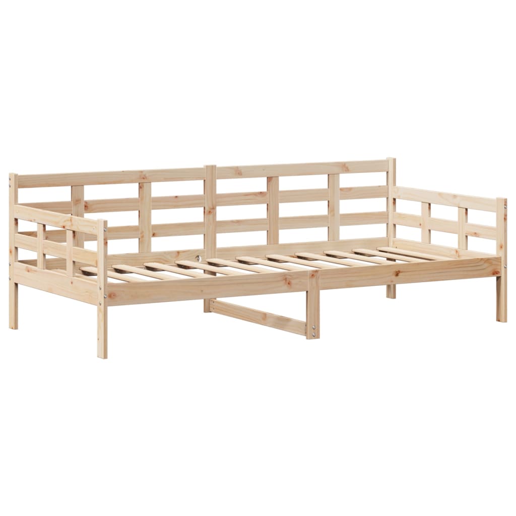 vidaXL Pat de zi cu acoperiș, 90x200 cm, lemn masiv de pin vidaXL Pat de zi cu acoperiș, 90x200 cm, lemn masiv de pin