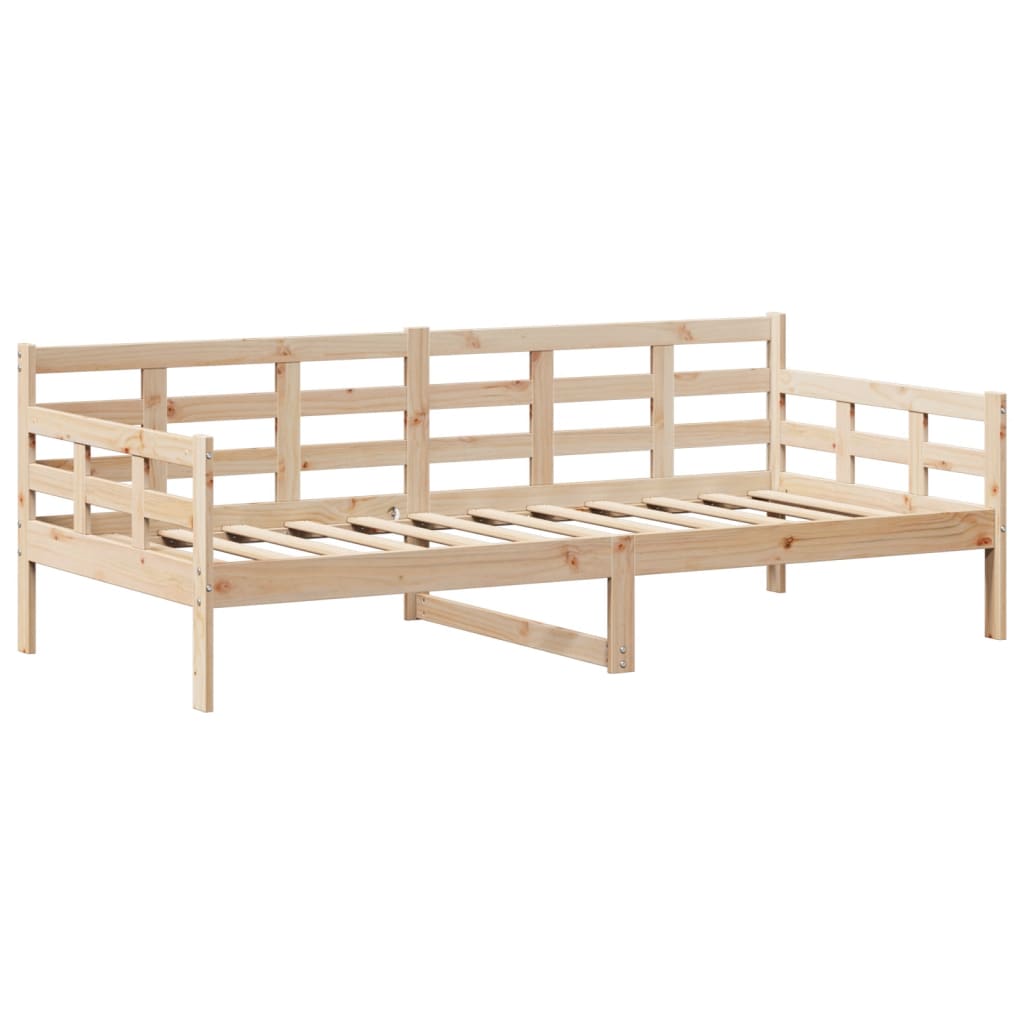vidaXL Pat de zi cu acoperiș, 90x190 cm, lemn masiv de pin vidaXL Pat de zi cu acoperiș, 90x190 cm, lemn masiv de pin