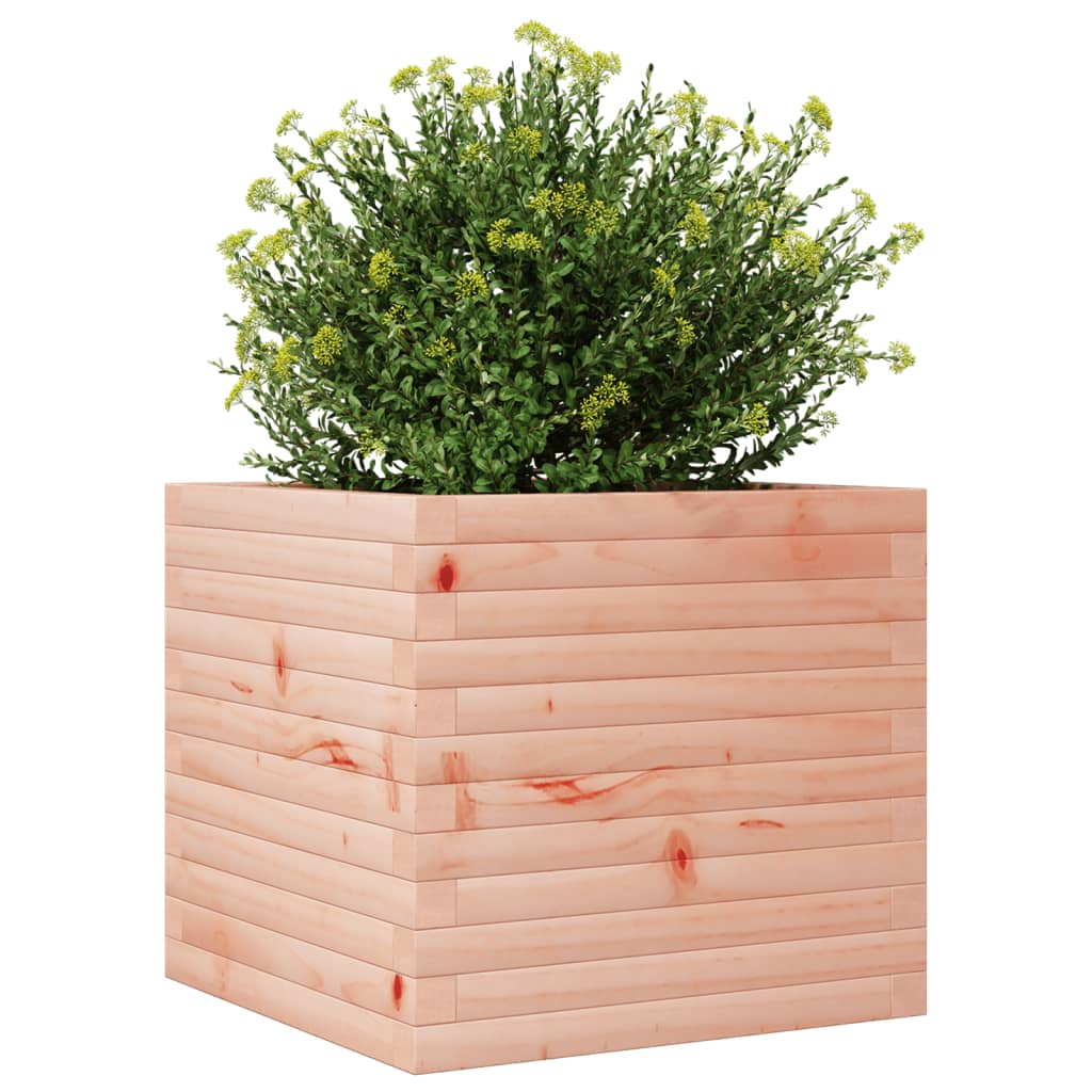 vidaXL Jardinieră de grădină, 50x50x46 cm, lemn masiv Douglas vidaXL Jardinieră de grădină, 50x50x46 cm, lemn masiv Douglas