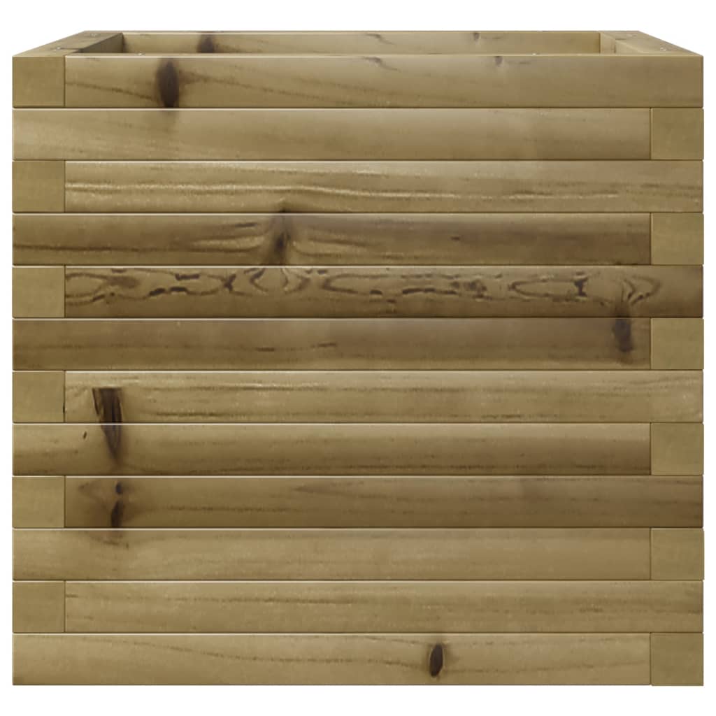 vidaXL Jardinieră de grădină, 50x50x46 cm, lemn de pin impregnat vidaXL Jardinieră de grădină, 50x50x46 cm, lemn de pin impregnat
