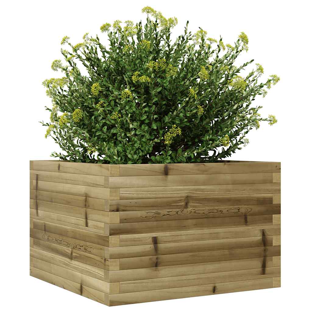 vidaXL Jardinieră de grădină, 70x70x46 cm, lemn de pin impregnat vidaXL Jardinieră de grădină, 70x70x46 cm, lemn de pin impregnat