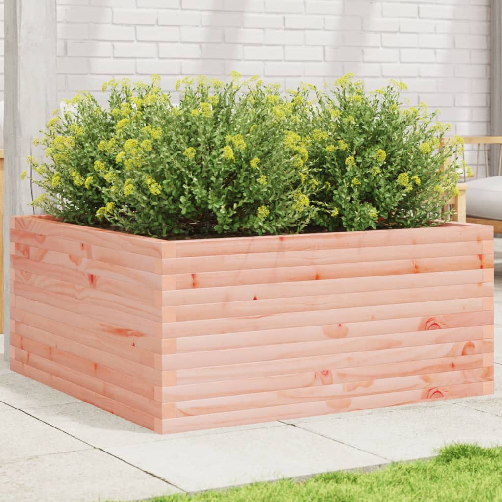 vidaXL Jardinieră de grădină, 100x100x46 cm, lemn masiv Douglas vidaXL Jardinieră de grădină, 100x100x46 cm, lemn masiv Douglas