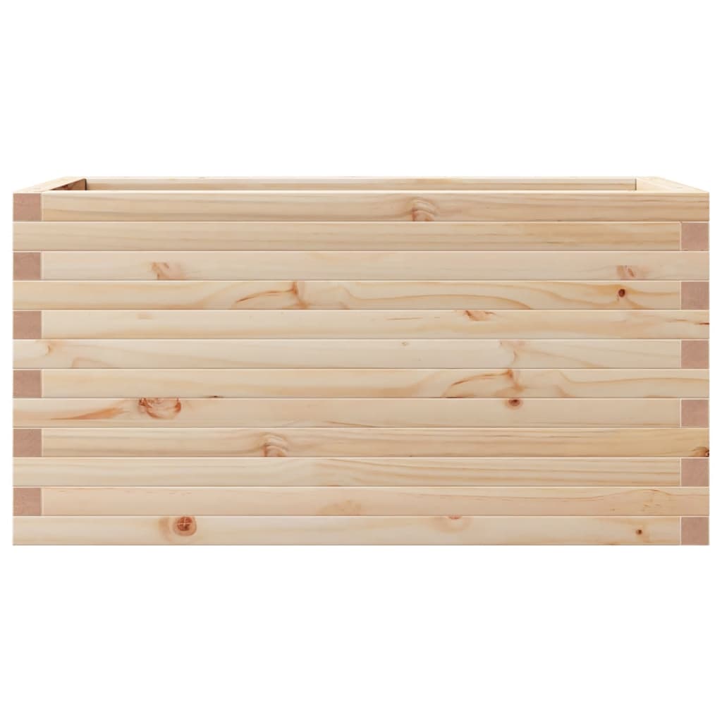 vidaXL Jardinieră de grădină, 90x40x46 cm, lemn masiv de pin vidaXL Jardinieră de grădină, 90x40x46 cm, lemn masiv de pin