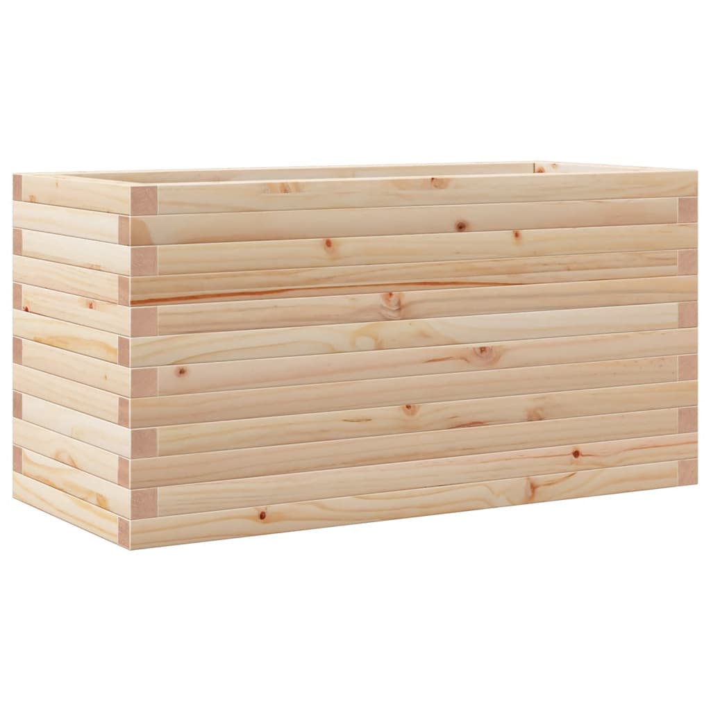 vidaXL Jardinieră de grădină, 90x40x46 cm, lemn masiv de pin vidaXL Jardinieră de grădină, 90x40x46 cm, lemn masiv de pin