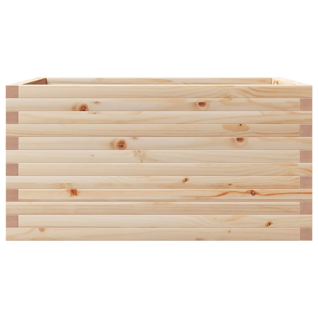 vidaXL Jardinieră de grădină, 90x60x46 cm, lemn masiv de pin vidaXL Jardinieră de grădină, 90x60x46 cm, lemn masiv de pin
