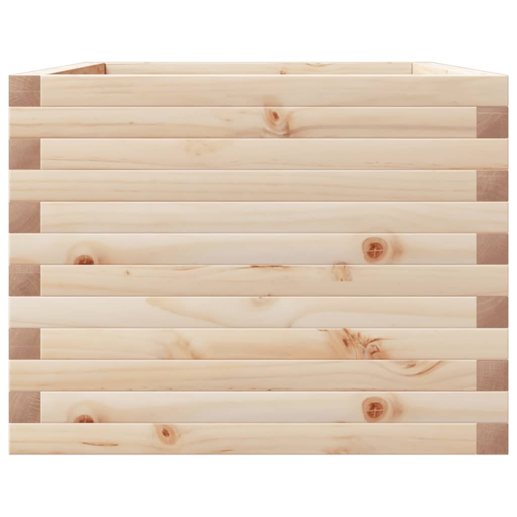 vidaXL Jardinieră de grădină, 110x60x46 cm, lemn masiv de pin vidaXL Jardinieră de grădină, 110x60x46 cm, lemn masiv de pin