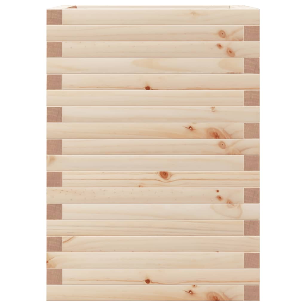 vidaXL Jardinieră de grădină, 50x50x68,5 cm, lemn masiv de pin vidaXL Jardinieră de grădină, 50x50x68,5 cm, lemn masiv de pin