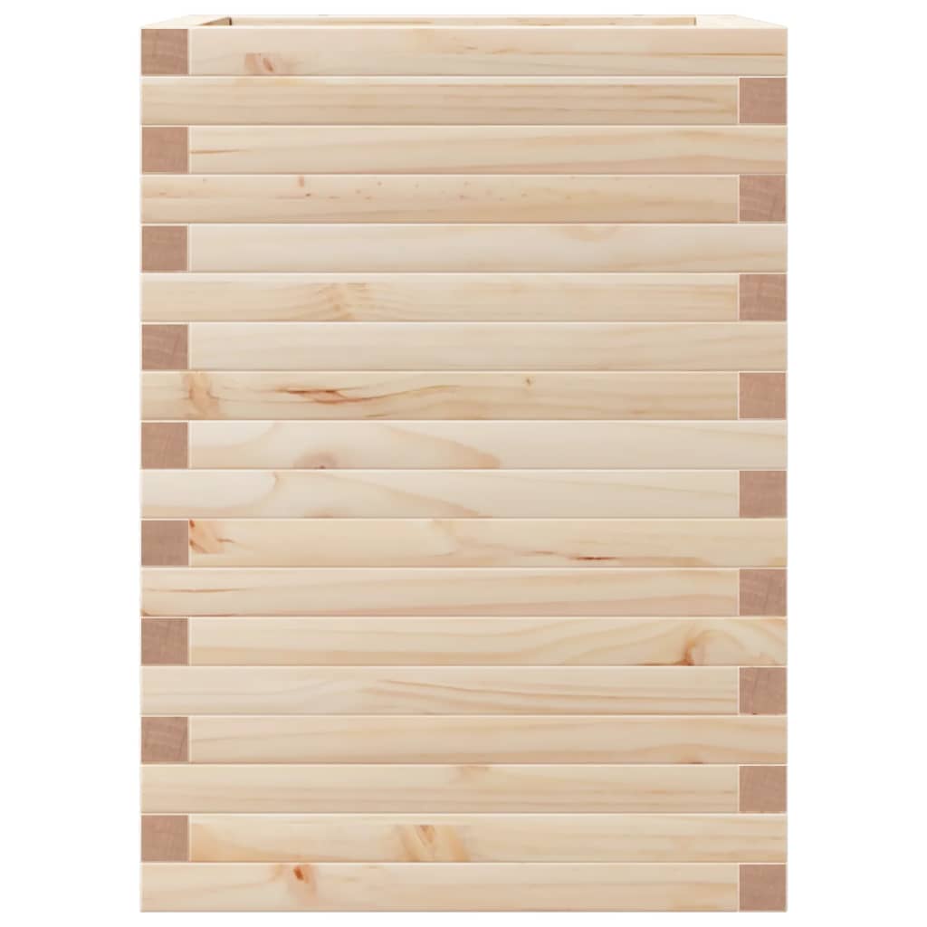 vidaXL Jardinieră de grădină, 50x50x68,5 cm, lemn masiv de pin vidaXL Jardinieră de grădină, 50x50x68,5 cm, lemn masiv de pin