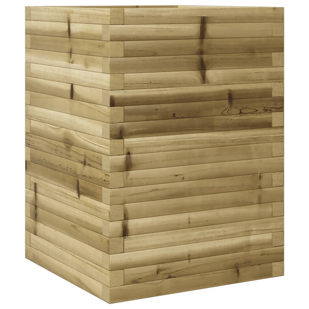 vidaXL Jardinieră de grădină, 50x50x68,5 cm, lemn de pin impregnat vidaXL Jardinieră de grădină, 50x50x68,5 cm, lemn de pin impregnat