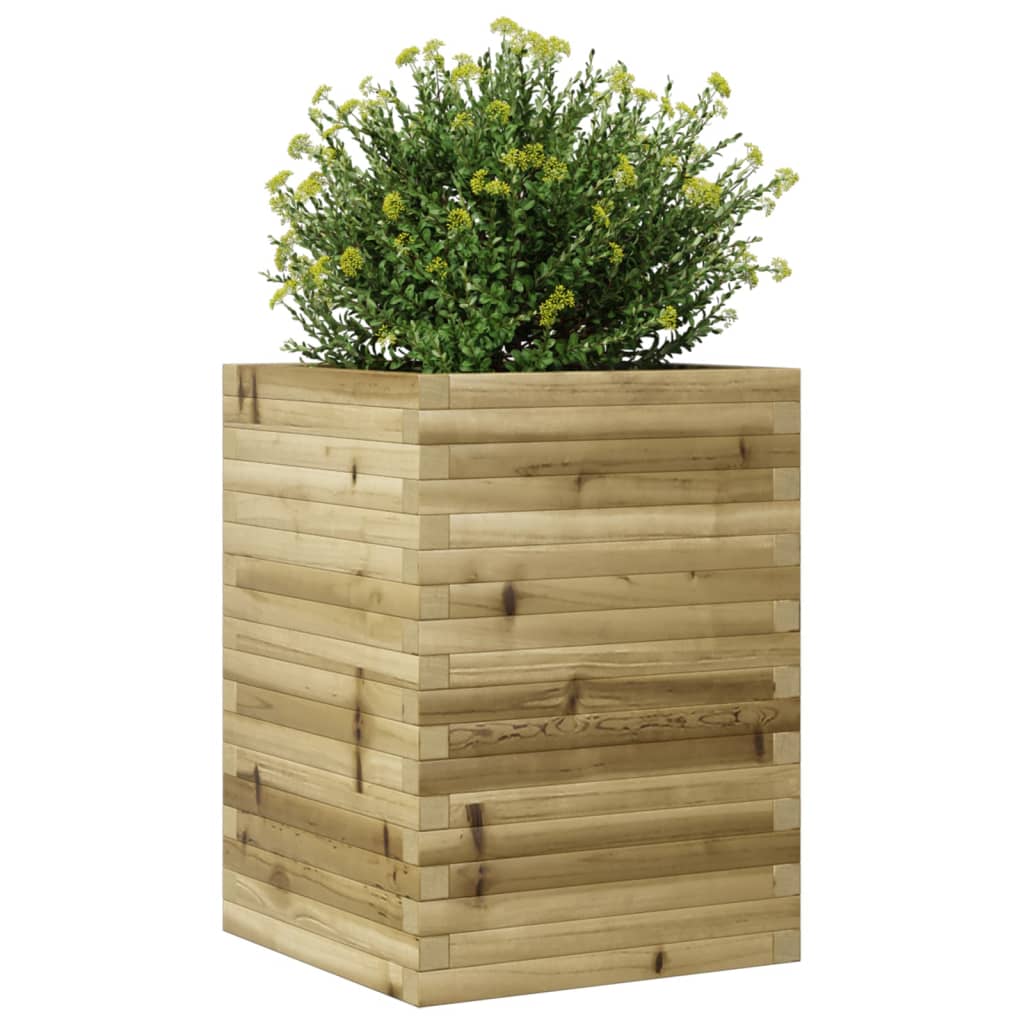 vidaXL Jardinieră de grădină, 50x50x68,5 cm, lemn de pin impregnat vidaXL Jardinieră de grădină, 50x50x68,5 cm, lemn de pin impregnat
