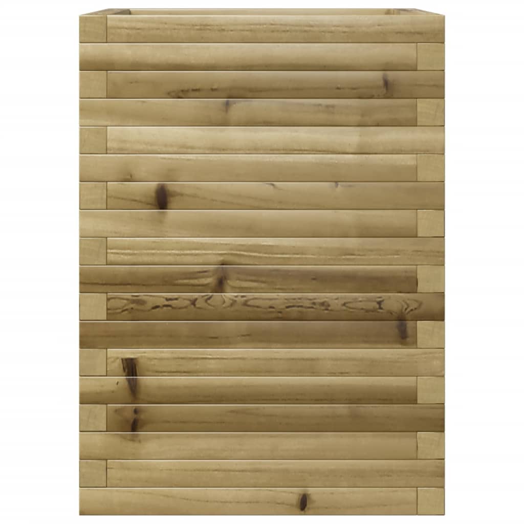 vidaXL Jardinieră de grădină, 50x50x68,5 cm, lemn de pin impregnat vidaXL Jardinieră de grădină, 50x50x68,5 cm, lemn de pin impregnat