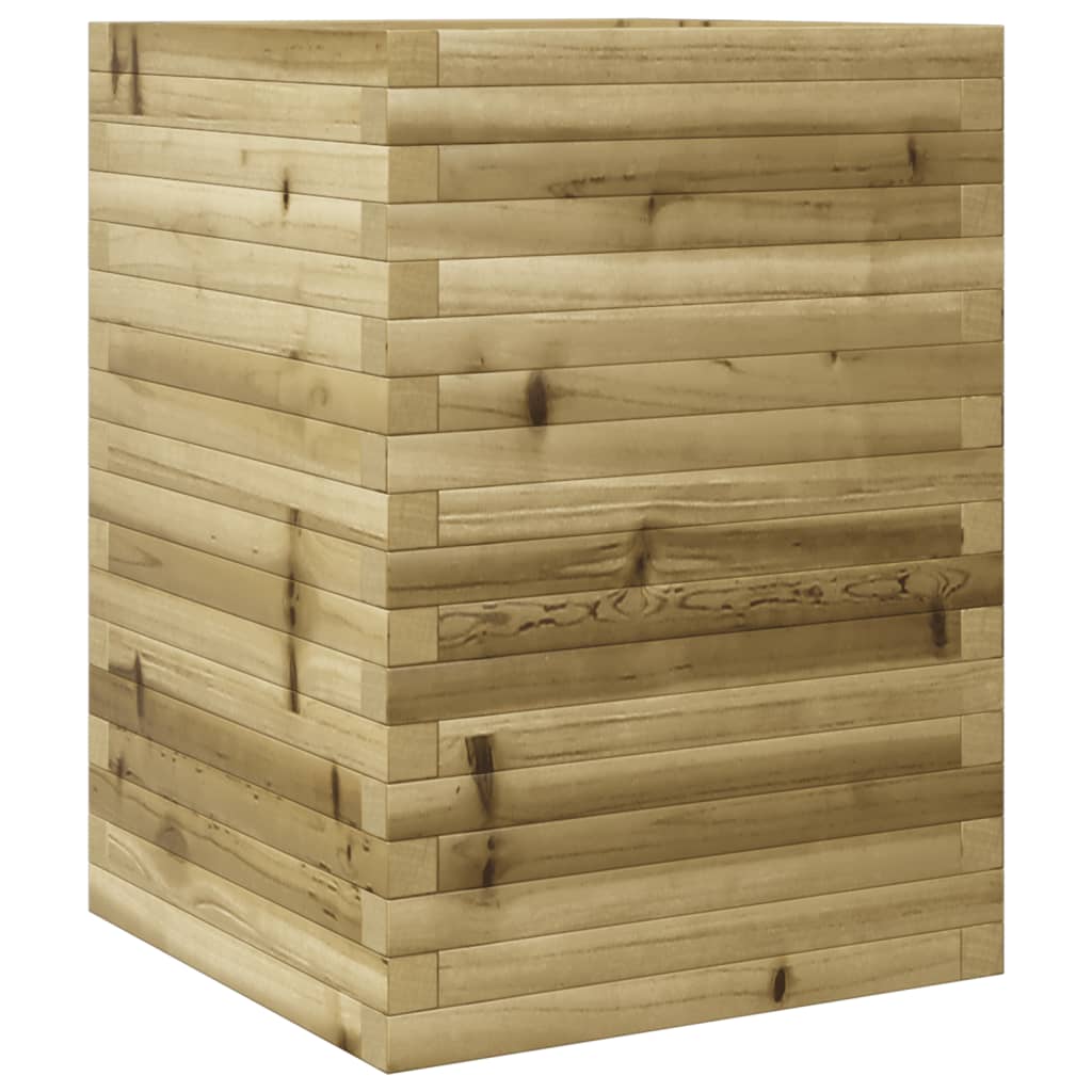 vidaXL Jardinieră de grădină, 50x50x68,5 cm, lemn de pin impregnat vidaXL Jardinieră de grădină, 50x50x68,5 cm, lemn de pin impregnat