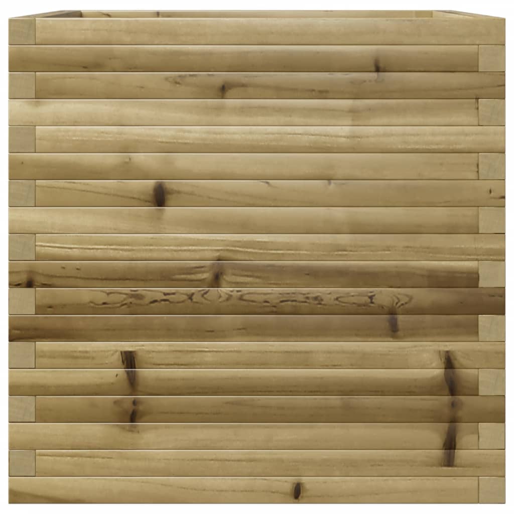 vidaXL Jardinieră de grădină, 70x70x68,5 cm, lemn de pin impregnat vidaXL Jardinieră de grădină, 70x70x68,5 cm, lemn de pin impregnat