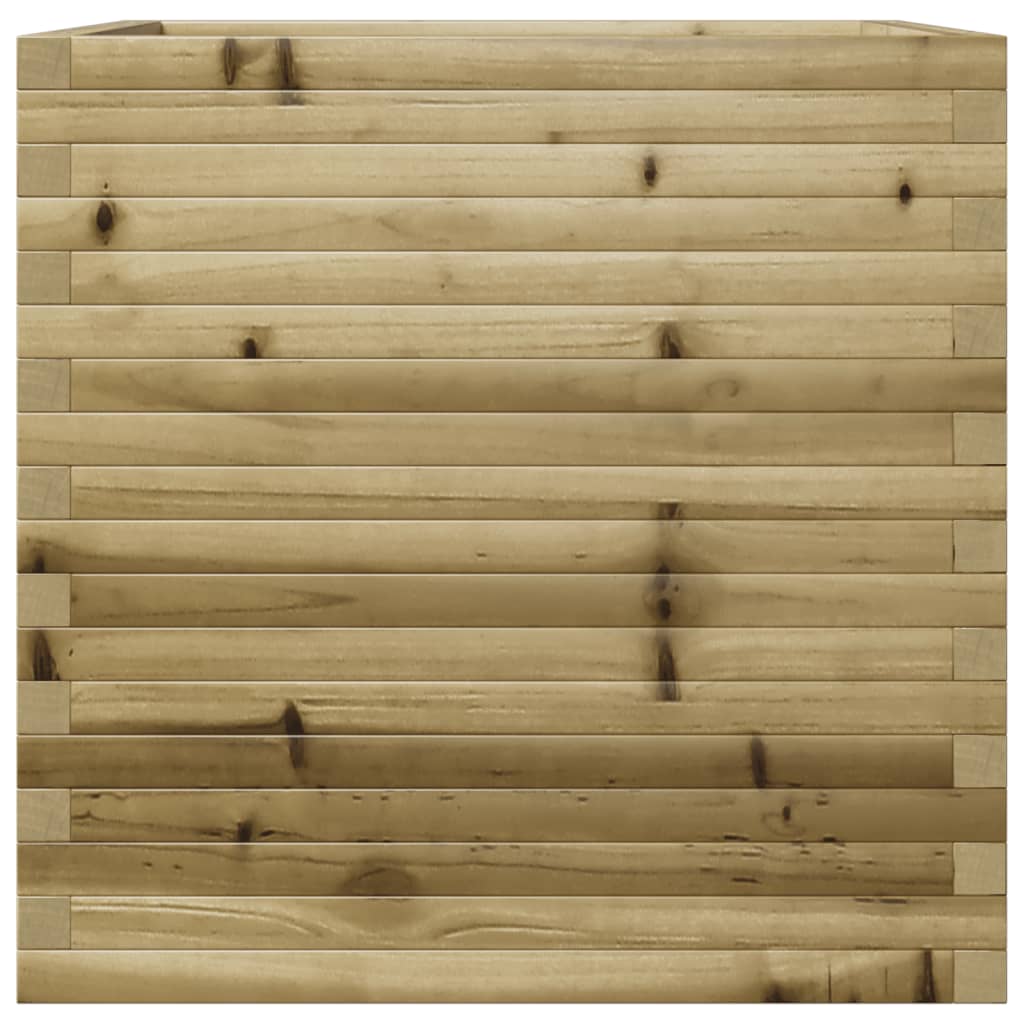 vidaXL Jardinieră de grădină, 70x70x68,5 cm, lemn de pin impregnat vidaXL Jardinieră de grădină, 70x70x68,5 cm, lemn de pin impregnat