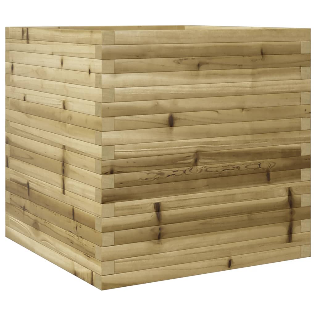 vidaXL Jardinieră de grădină, 70x70x68,5 cm, lemn de pin impregnat vidaXL Jardinieră de grădină, 70x70x68,5 cm, lemn de pin impregnat