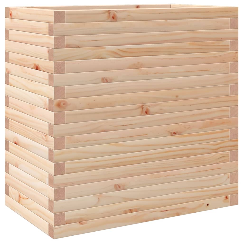 vidaXL Jardinieră de grădină, 70x40x68,5 cm, lemn masiv de pin vidaXL Jardinieră de grădină, 70x40x68,5 cm, lemn masiv de pin