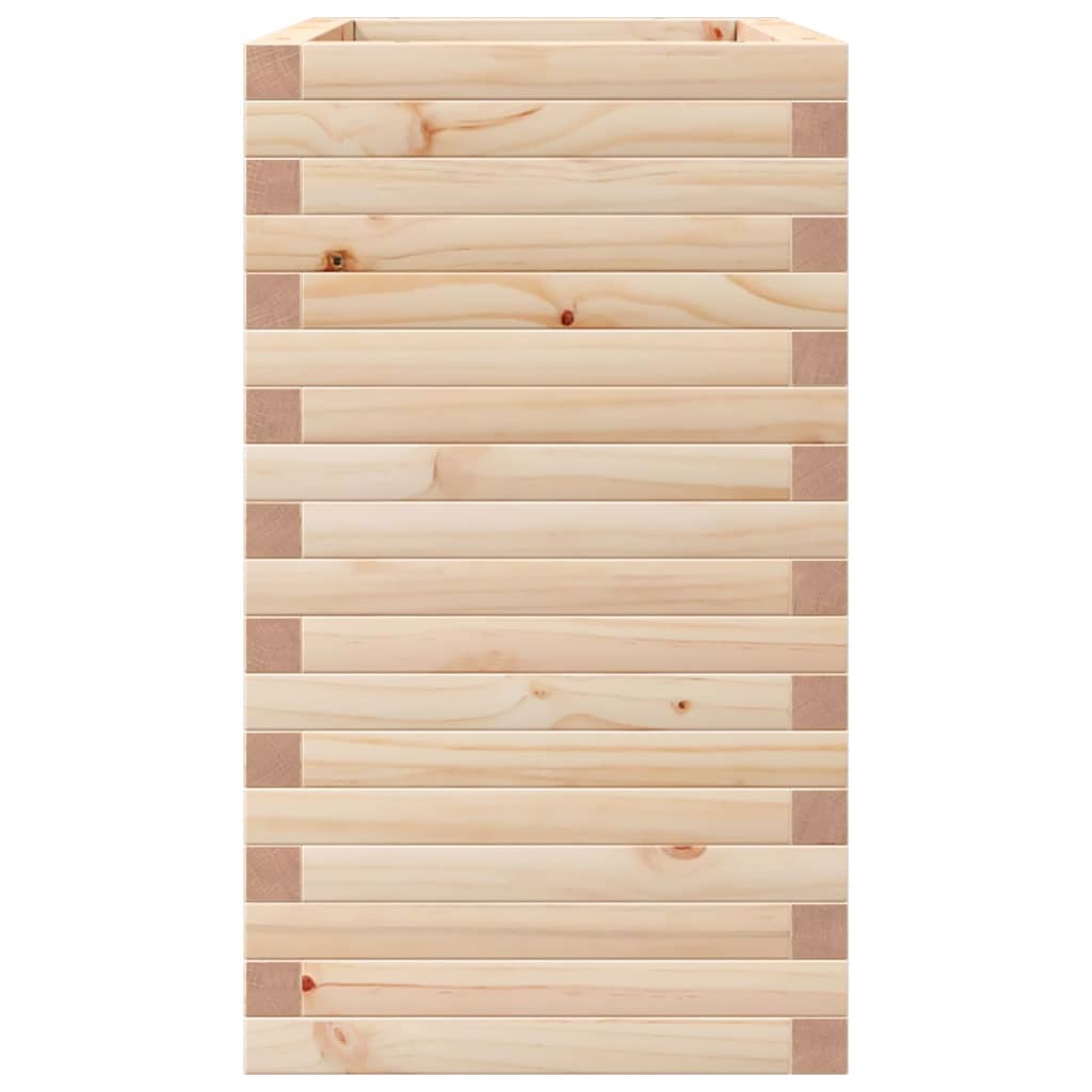 vidaXL Jardinieră de grădină, 70x40x68,5 cm, lemn masiv de pin vidaXL Jardinieră de grădină, 70x40x68,5 cm, lemn masiv de pin
