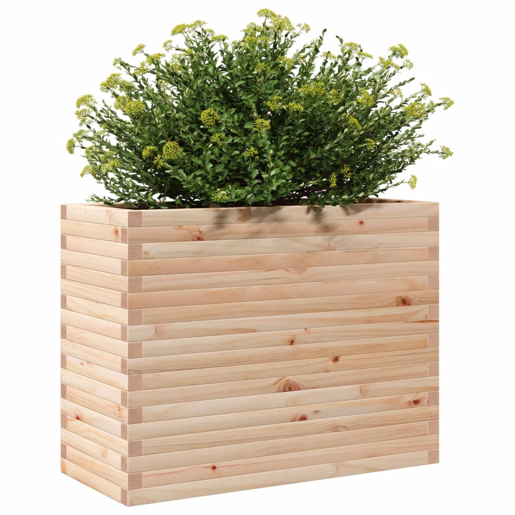 vidaXL Jardinieră de grădină, 90x40x68,5 cm, lemn masiv de pin vidaXL Jardinieră de grădină, 90x40x68,5 cm, lemn masiv de pin