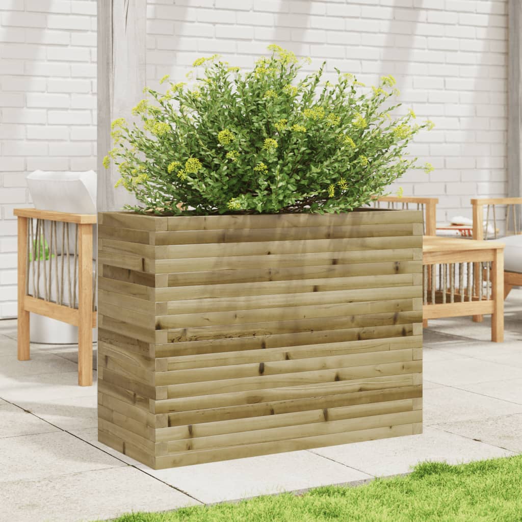 vidaXL Jardinieră de grădină, 90x40x68,5 cm, lemn de pin impregnat vidaXL Jardinieră de grădină, 90x40x68,5 cm, lemn de pin impregnat